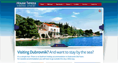 Desktop Screenshot of dubrovnikholidays.net